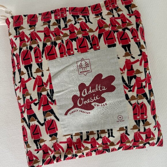 Arborist Adult Onesie Unisex Medium Marching Mountie Print - Picture 5 of 5